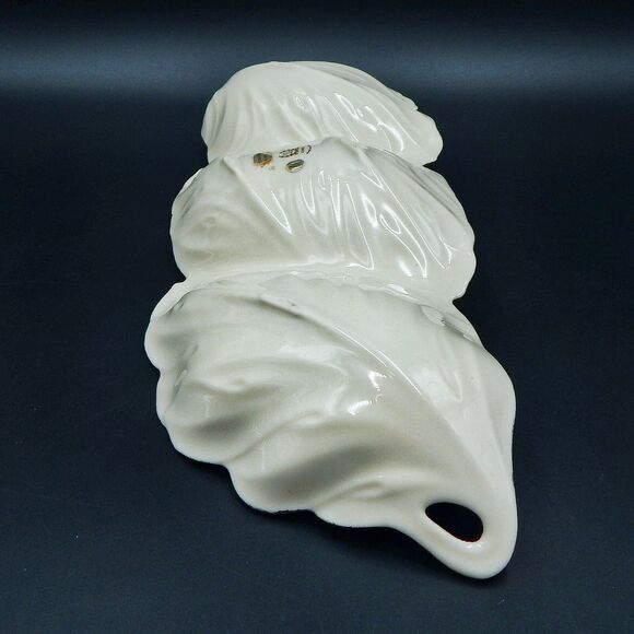 Lenox Tripoli Leaf Three Section Serving Dish Platter 24K Gold Trim Relish USA - Picture 11 of 11